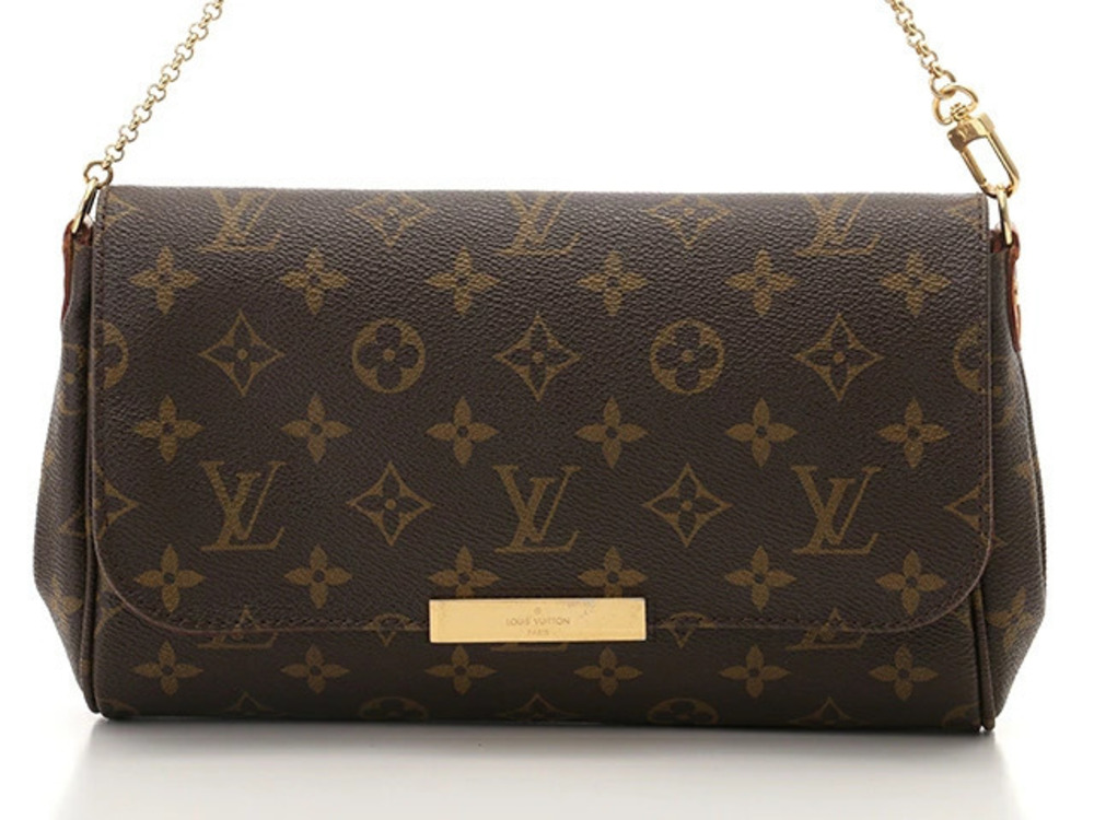 Louis Vuitton Favorite Monogram Shoulder Bag Brown
